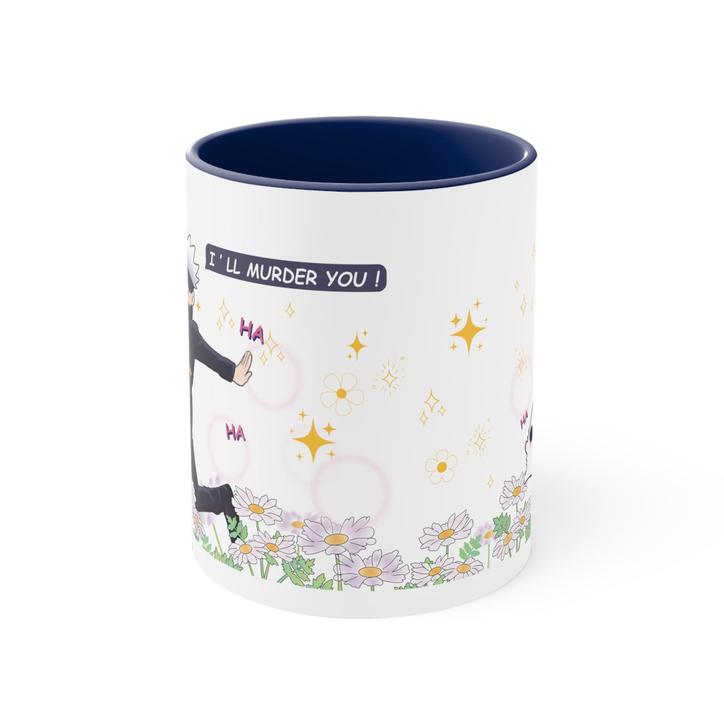 Gojo satoru, domain expansion, gojo mug, gojo anime merchandise, gojo art, gojo ill murder you, anime mug, anime merchandise, jujutsu kaisen merch, jjk merch, jjk mug, catoru mug