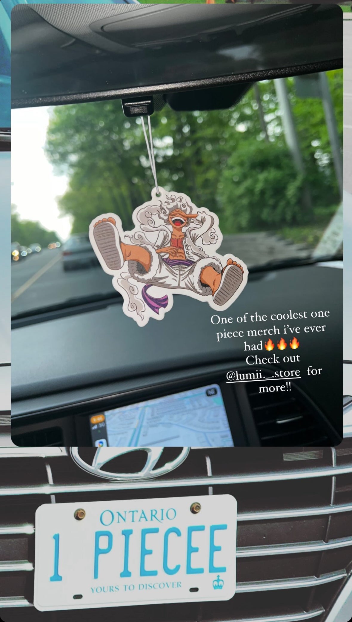 Luffy Gear 5 Air Freshener
