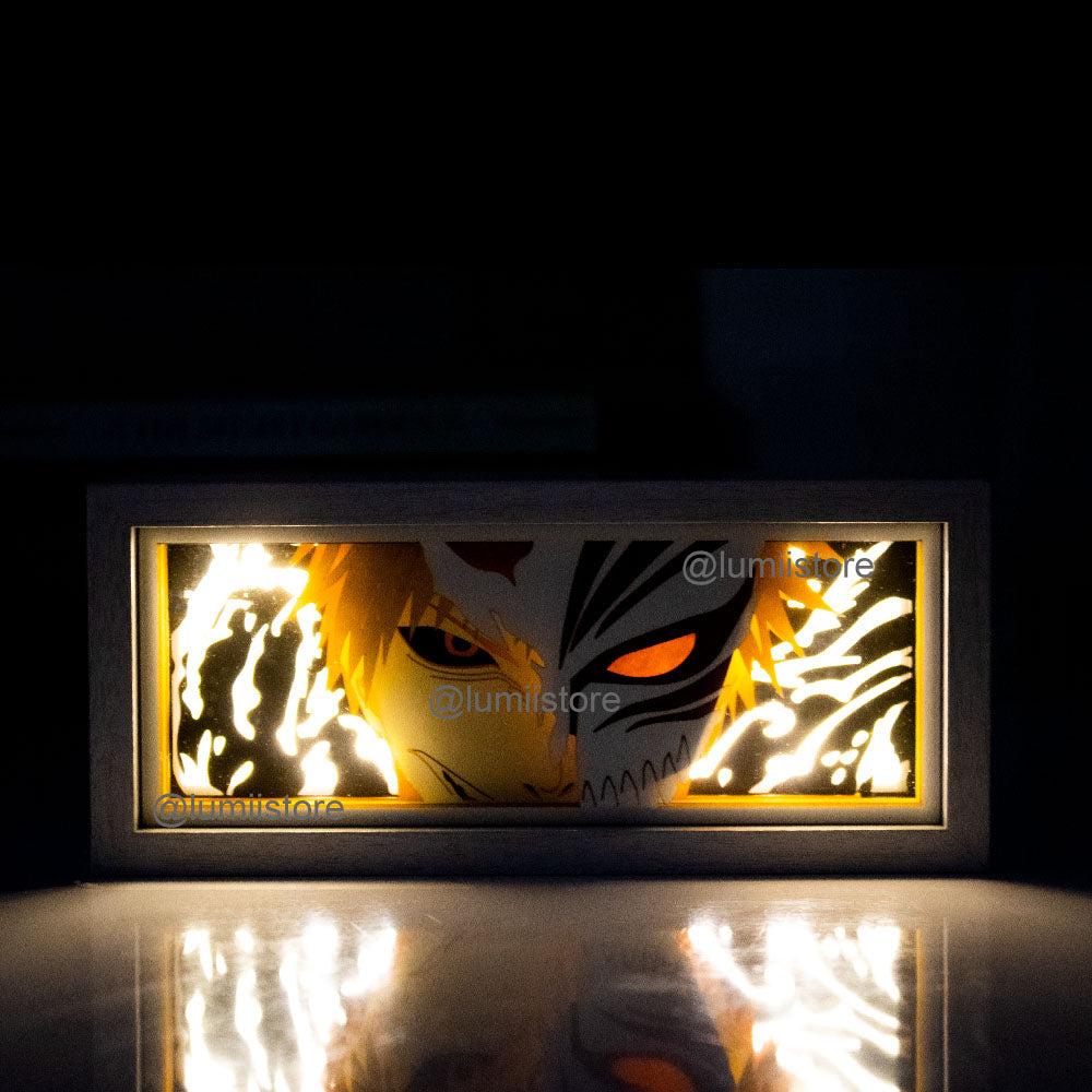 Ichigo Kurosaki, Zangetsu, Bankai, Ichigo 3D lightbox, Bleach anime merchandise, Ichigo art, Zangetsu art, anime lightbox