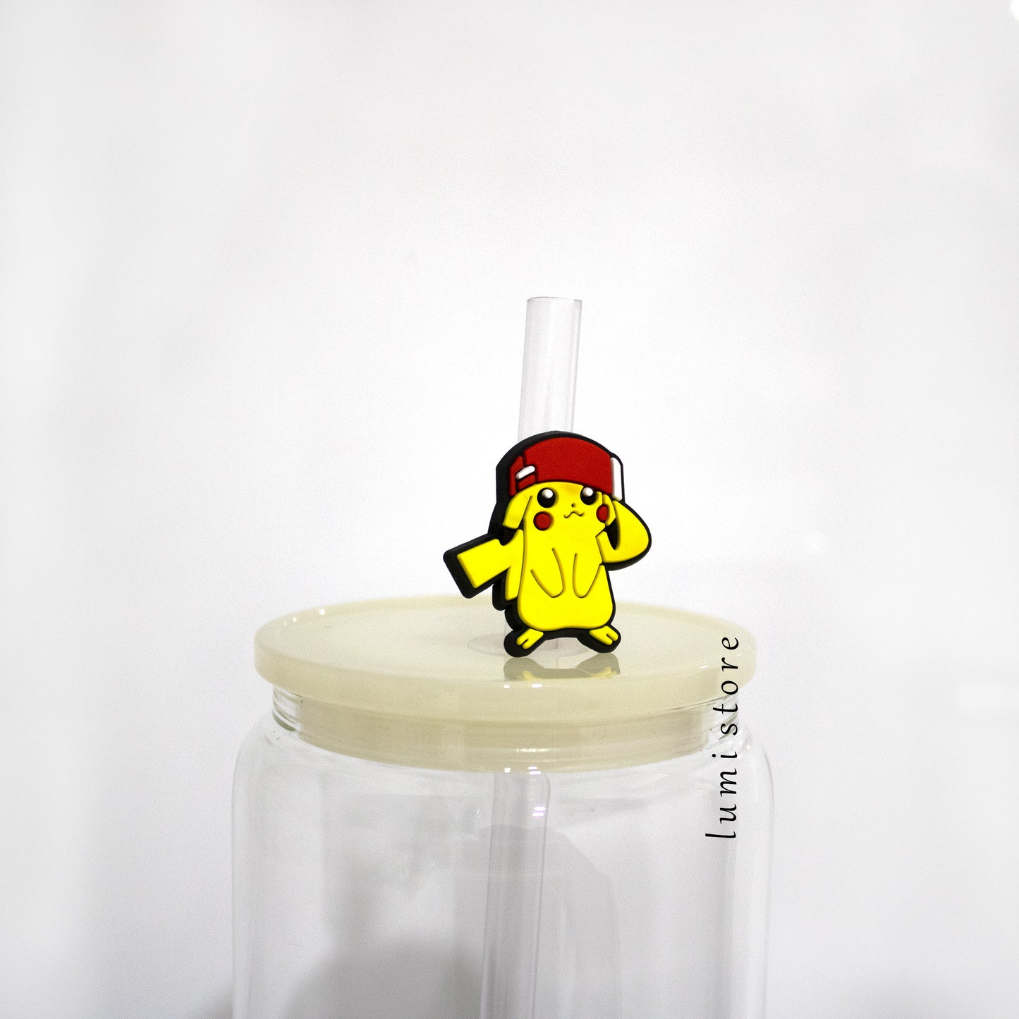 Pikachu Straw Topper