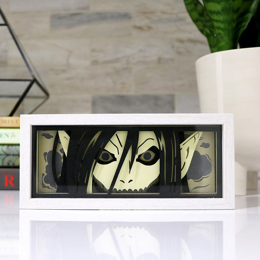 Attack on Titan Eren Lightbox: Vivid, high-quality image of Eren in Titan form, perfect for anime collectors and Attack on Titan AOT fans
