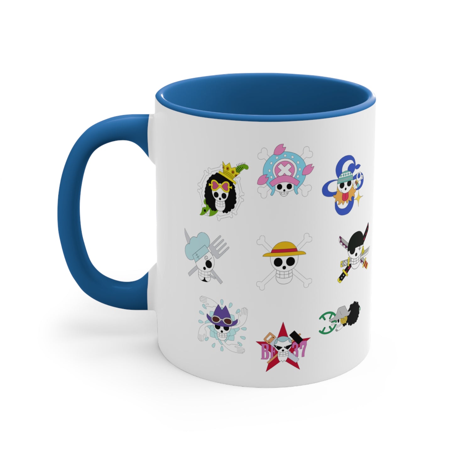 One Piece Skulls 11oz Coffee Mug | Straw Hat Crew