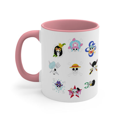 One Piece Skulls 11oz Coffee Mug | Straw Hat Crew