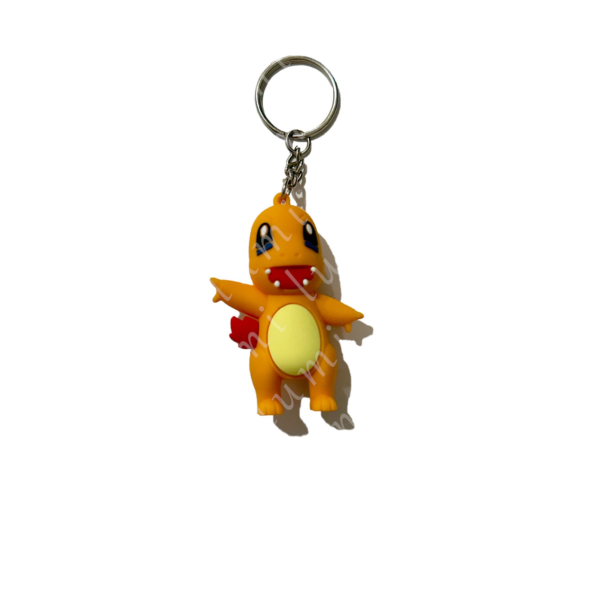 Image of a cute Charmandar Keychain, a perfect Pokémon-inspired accessory for your keys.