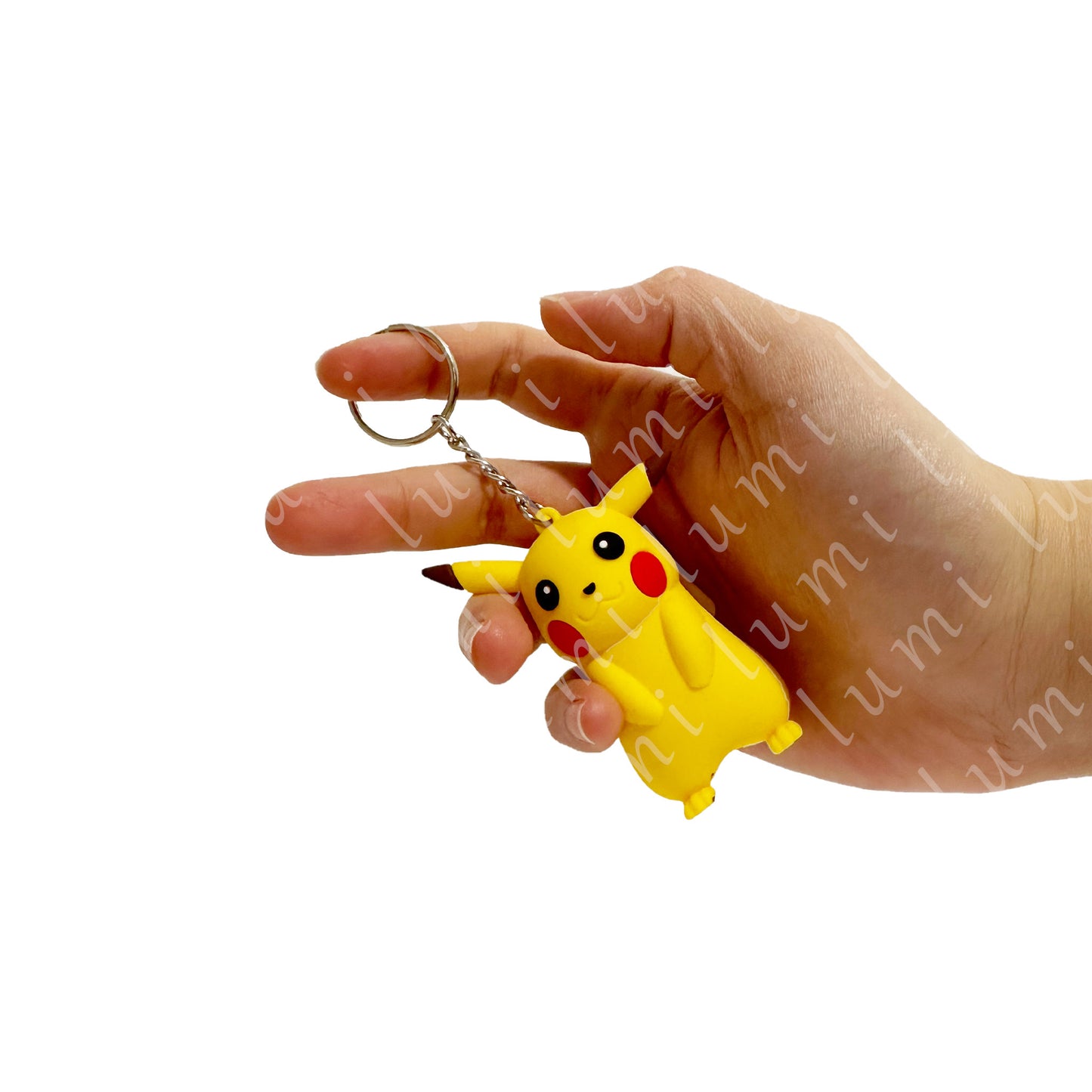 Image of a cute Pikachu Keychain, a perfect Pokémon-inspired accessory for your keys.