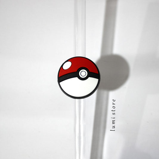 PokeBall Straw Topper